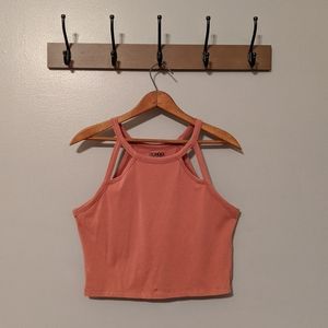 Bundle Sale - BONGO Salmon Pink Strappy Crop Top